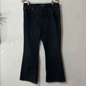 Ralph Lauren Dark Indigo Flared/Boot Cut Jeans
Women’s Size 12